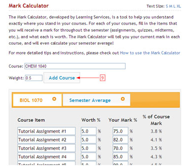 assignment mark calculator