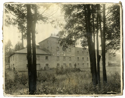 The Spring Bank Beverages building ca. 1910s-1920s XR1 MS A801 (Box 7, File 36)