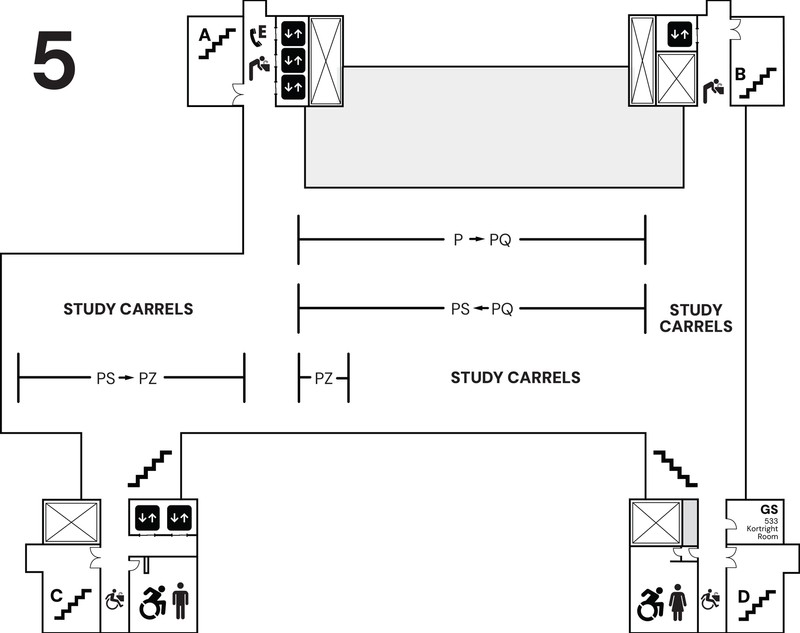 Fifth floor map