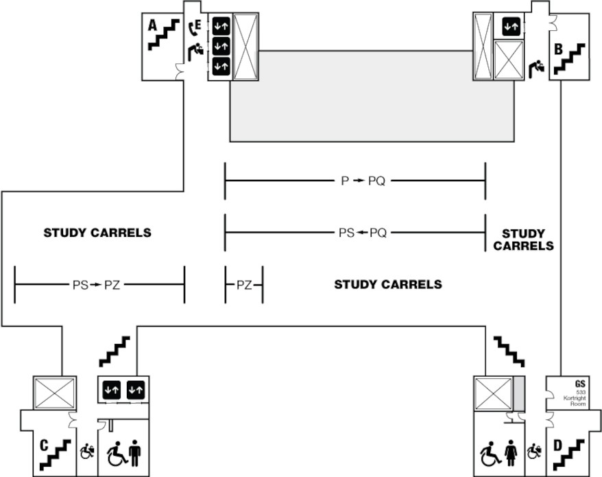 Fifth floor map