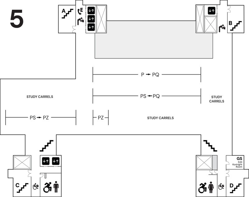 Fifth Floor Map