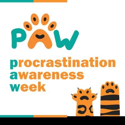 Promotional image for Procrastination Awareness Week